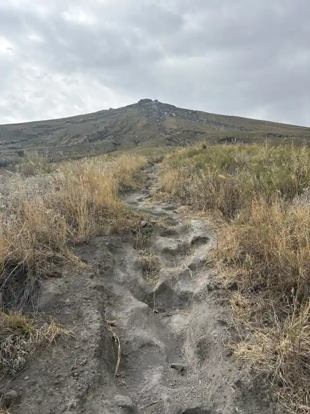 The path up Ol Doinyo Lengai